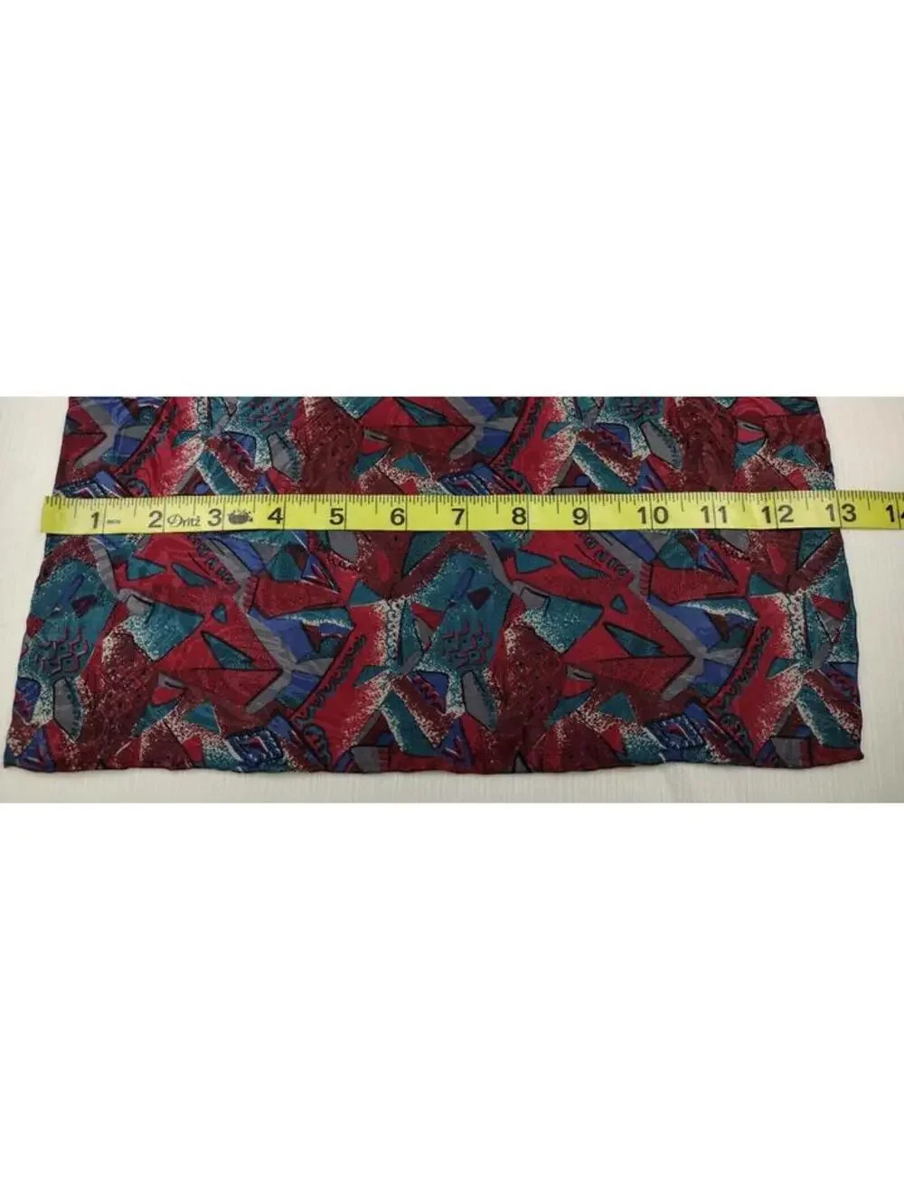 Burgundy Handkerchief 100% Silk 80s colors HANKIE ABSTRACT HAND ROLLED EDGES